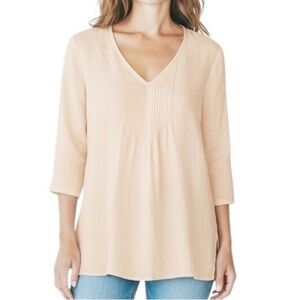 J. Jill 100% Linen V-Neck Tunic